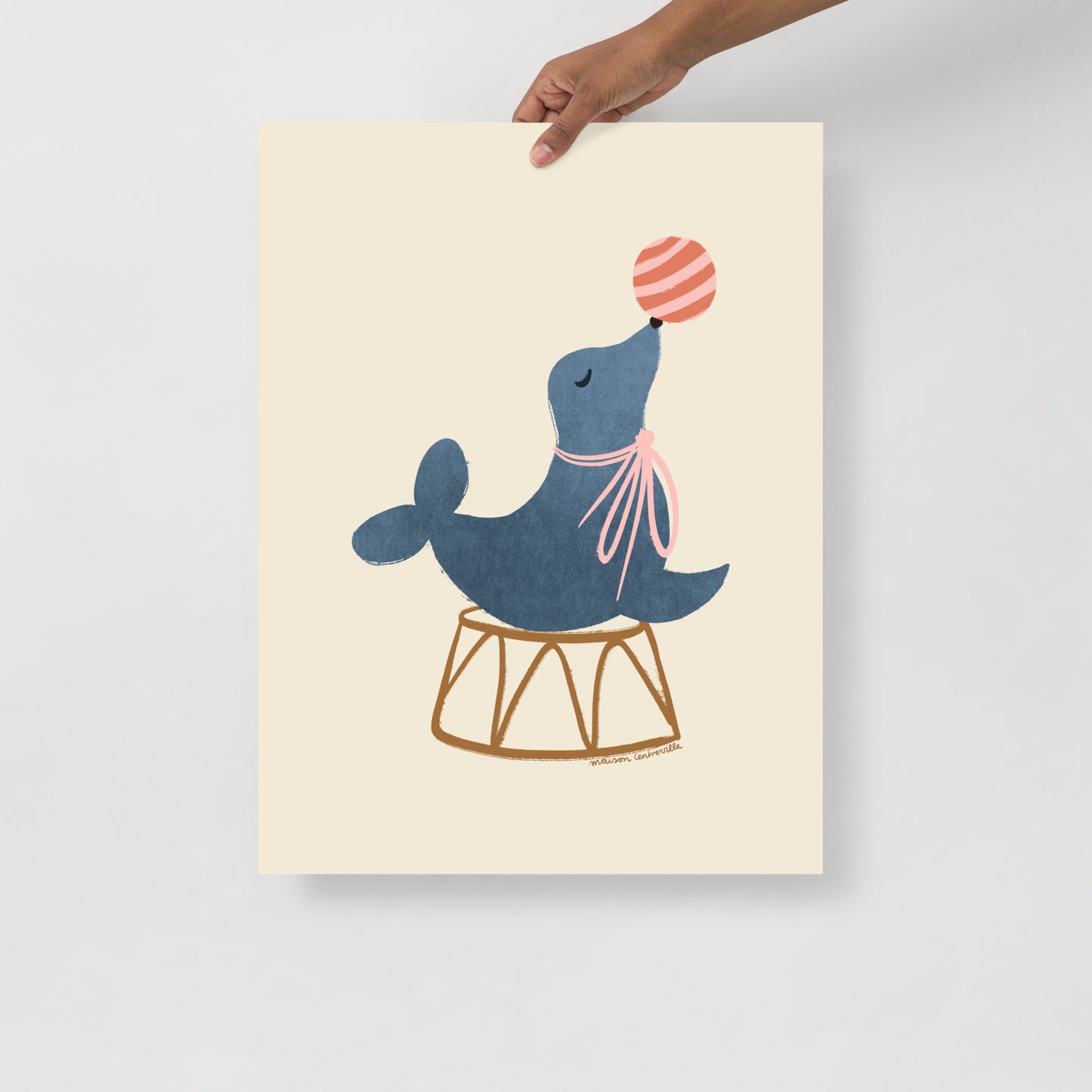 Art Print 'Circus Seal' (inch)
