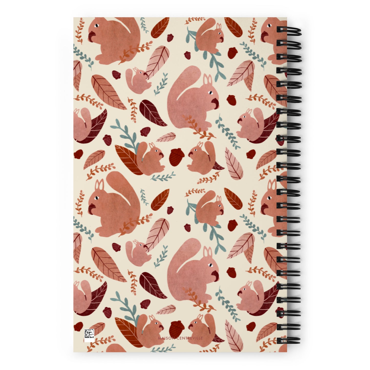 Spiral notebook 'Chicago Squirrels'