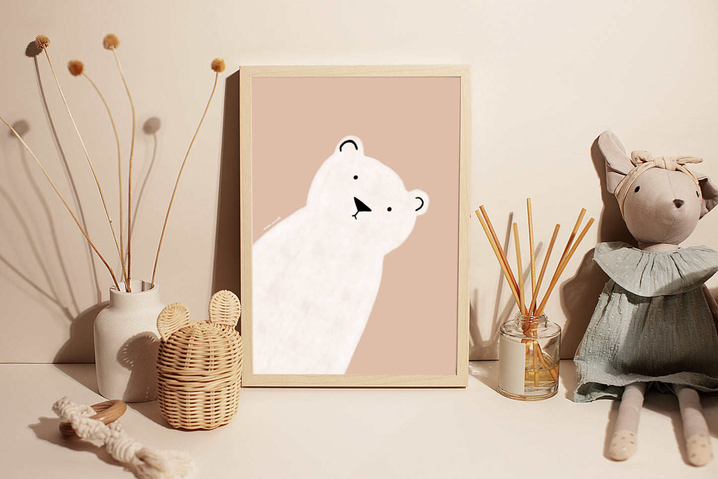 Art Print 'Polar Bear' (cm)