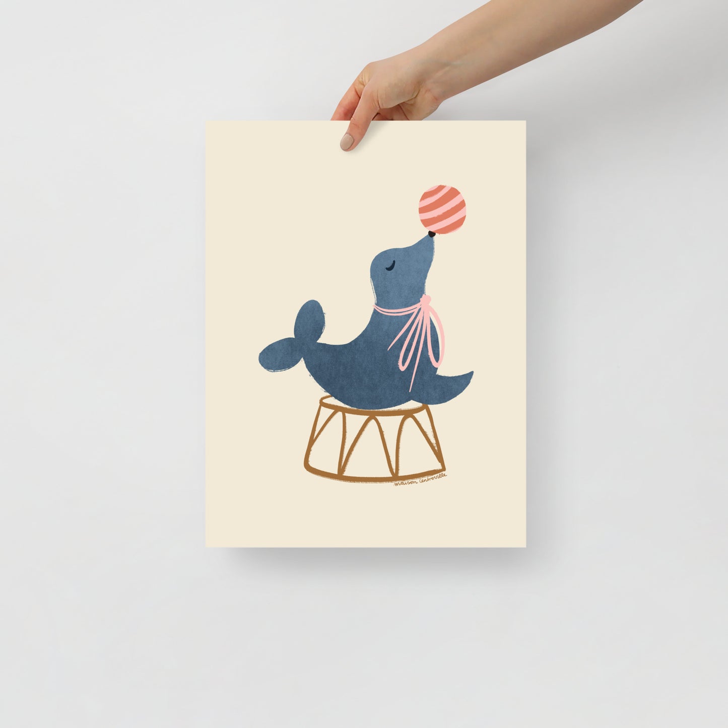 Art print 'Circus Seal' (cm)