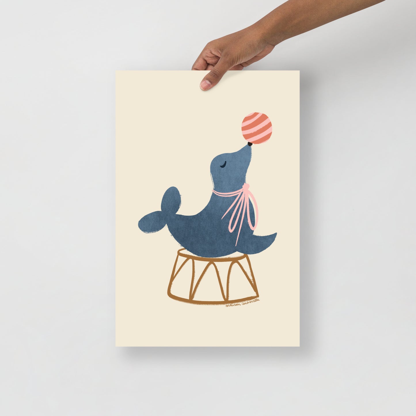 Art Print 'Circus Seal' (inch)
