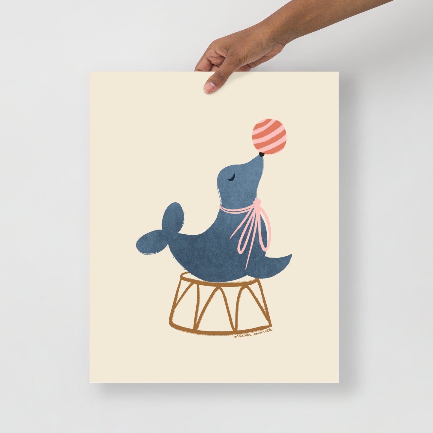 Art Print 'Circus Seal' (inch)
