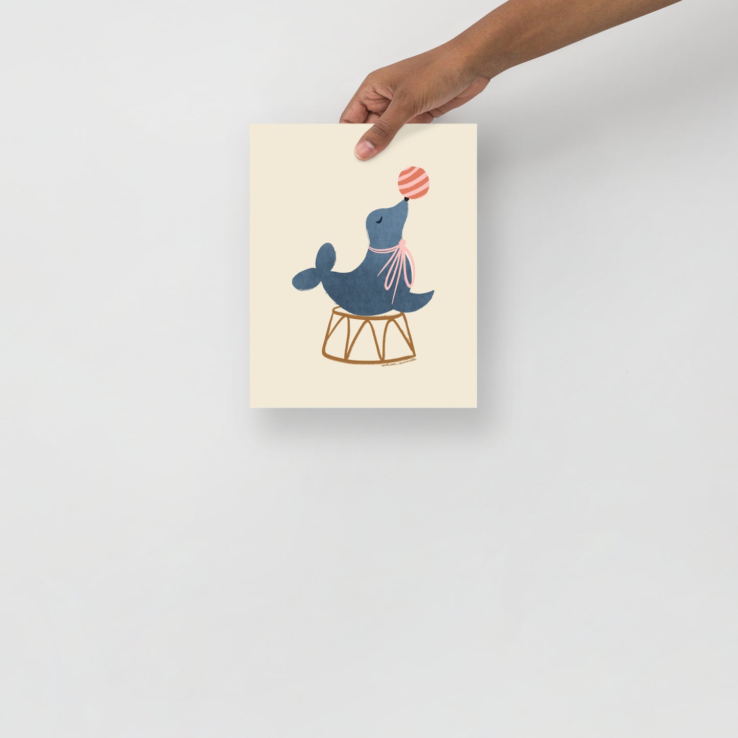 Art Print 'Circus Seal' (inch)