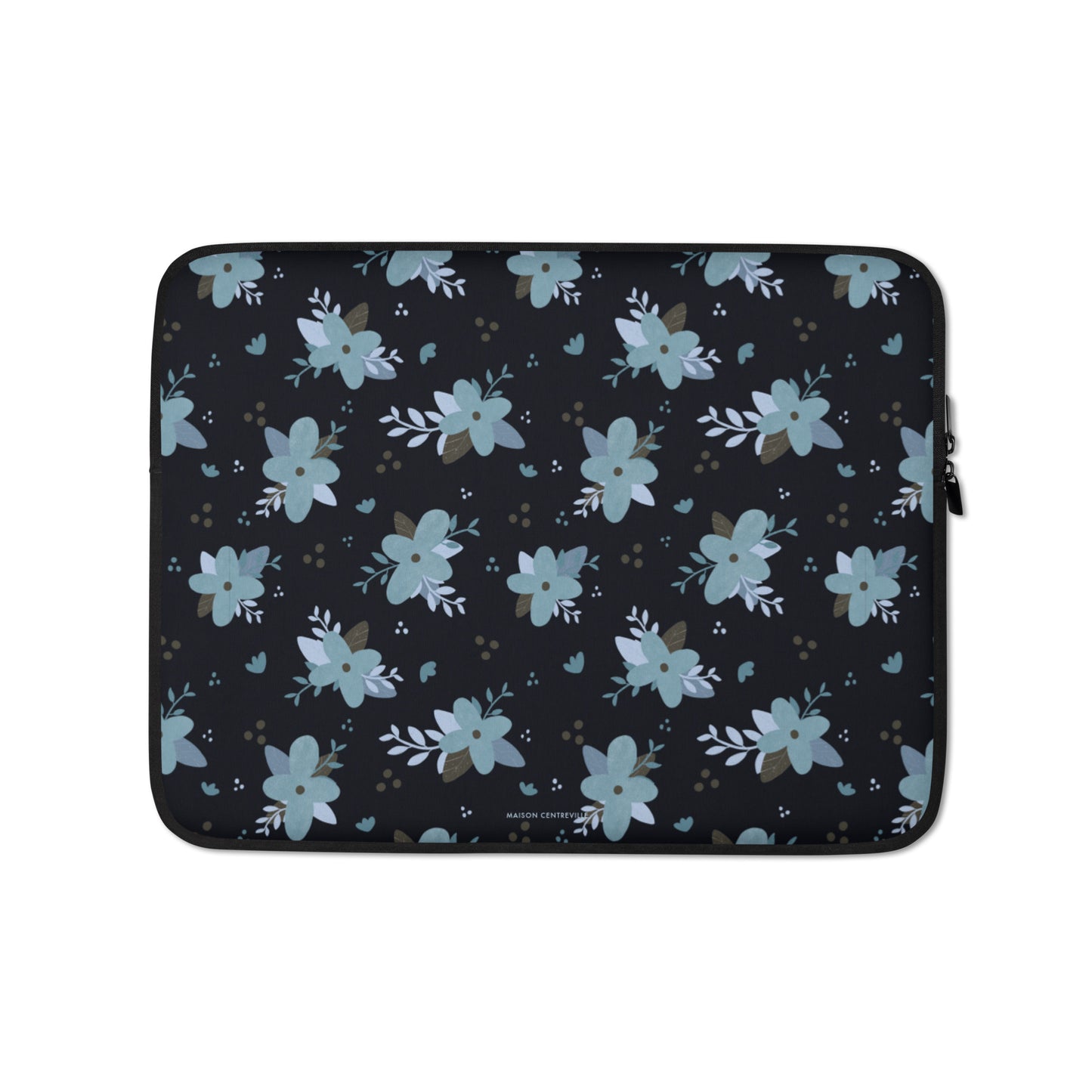 Laptop Sleeve 'Blue Flowers'