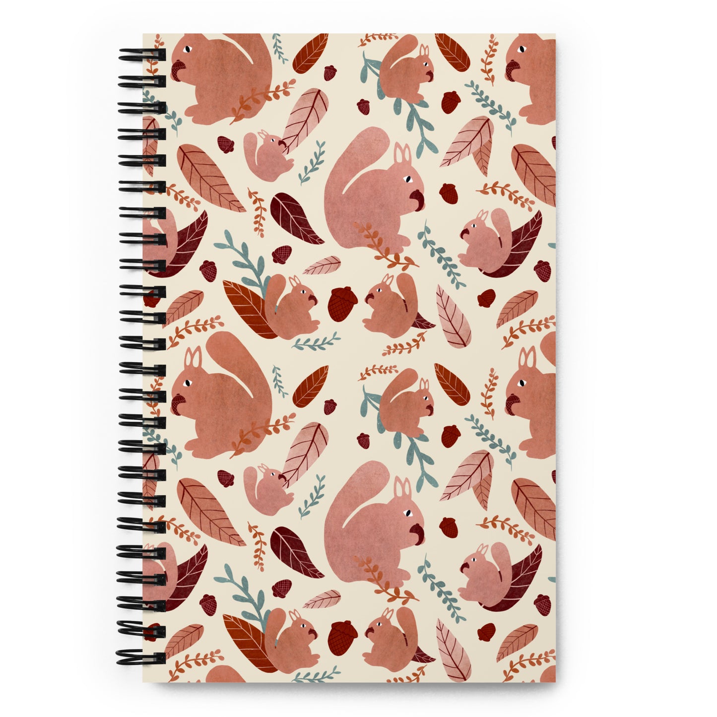 Spiral notebook 'Chicago Squirrels'