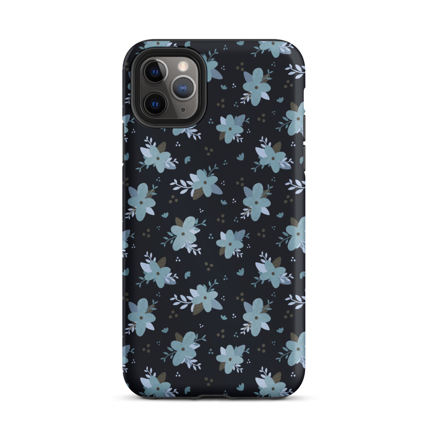 Tough iPhone case 'Blue Flowers'