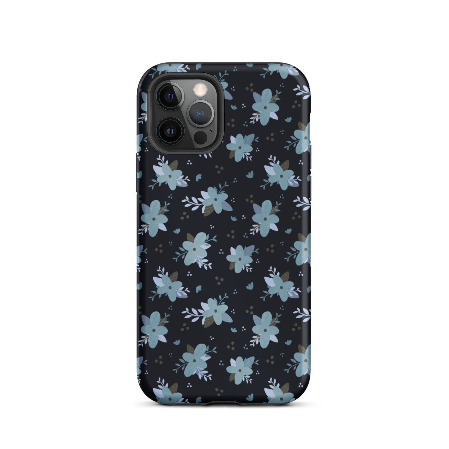 Tough iPhone case 'Blue Flowers'