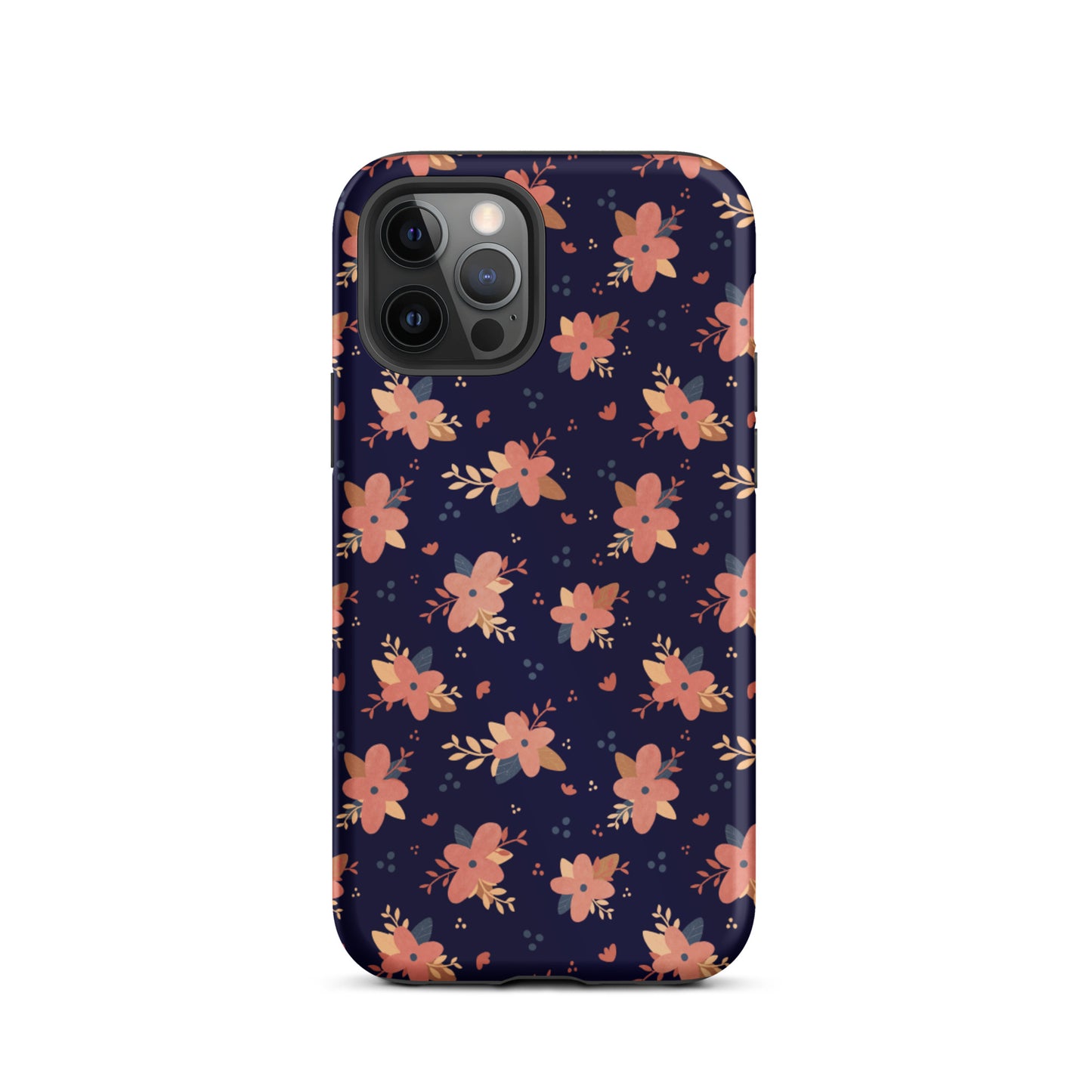 Tough iPhone case 'Orange Flowers'