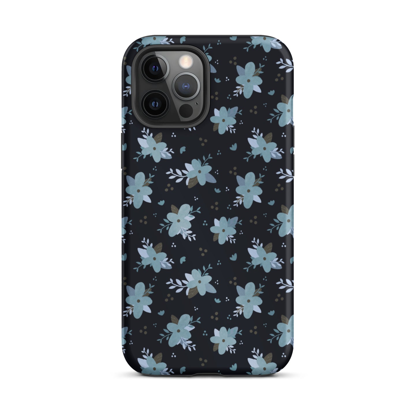 Tough iPhone case 'Blue Flowers'