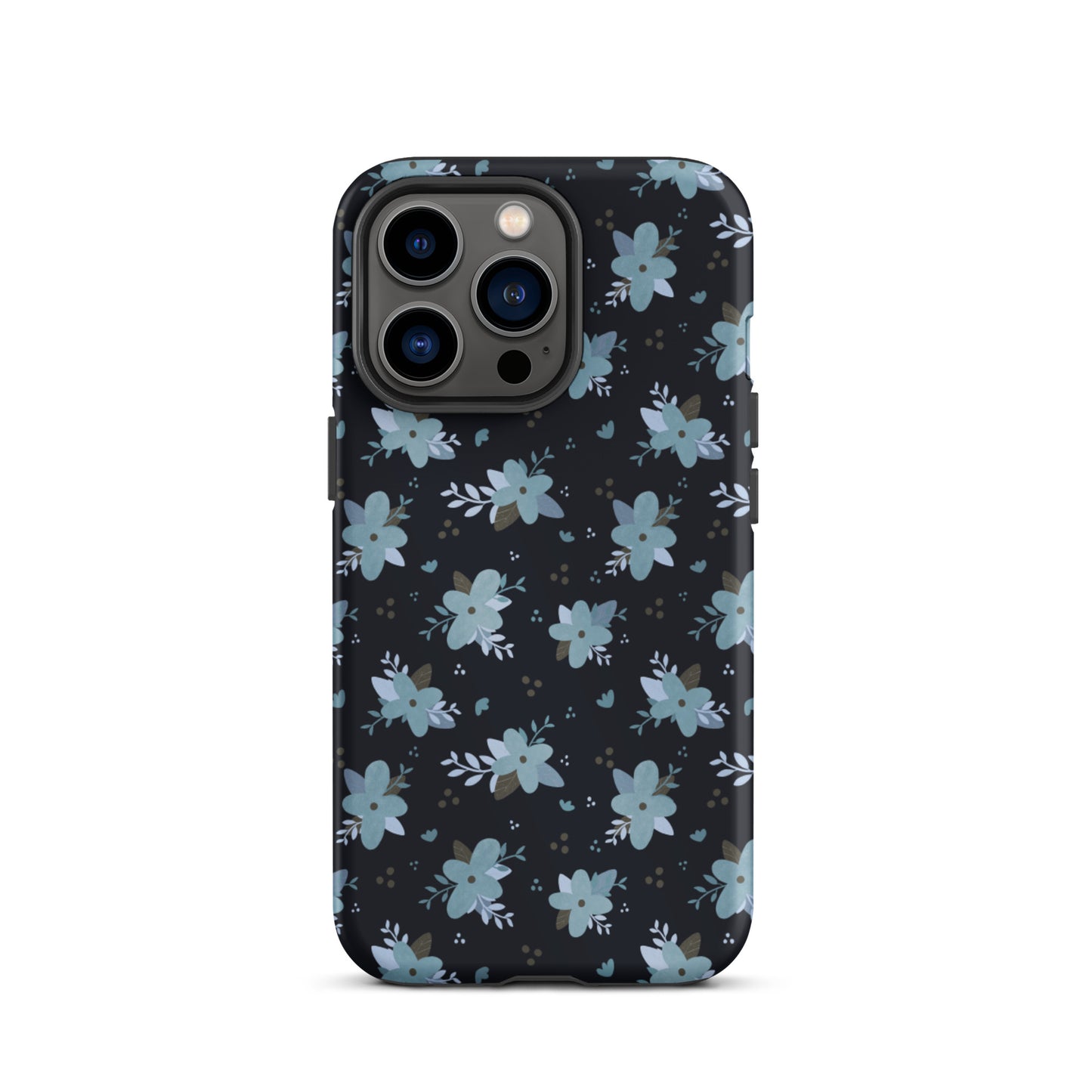 Tough iPhone case 'Blue Flowers'