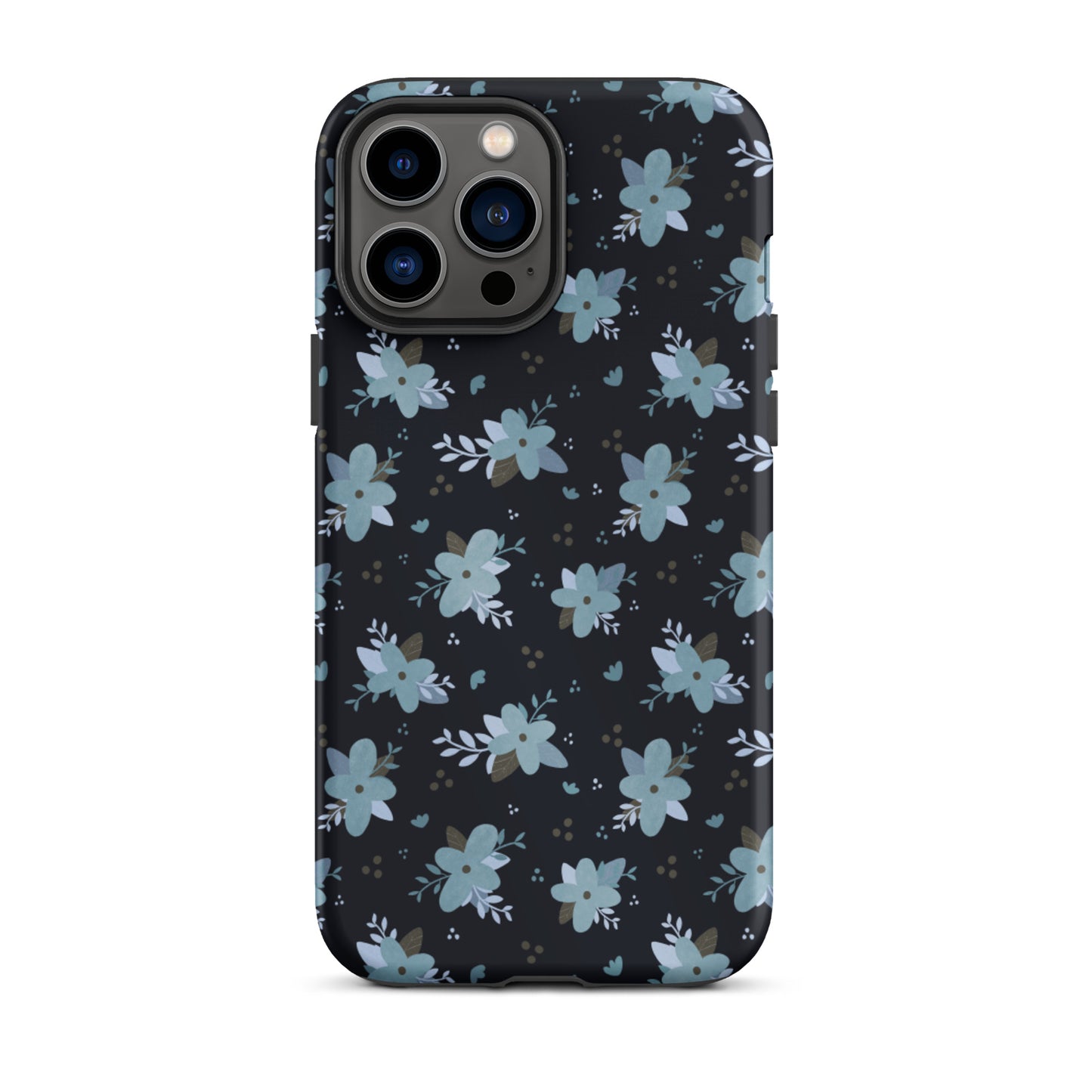 Tough iPhone case 'Blue Flowers'