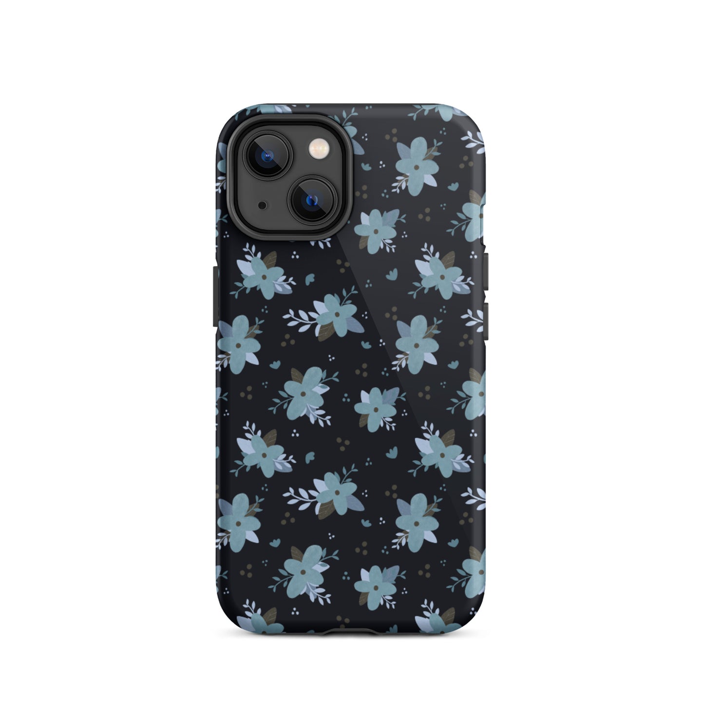 Tough iPhone case 'Blue Flowers'