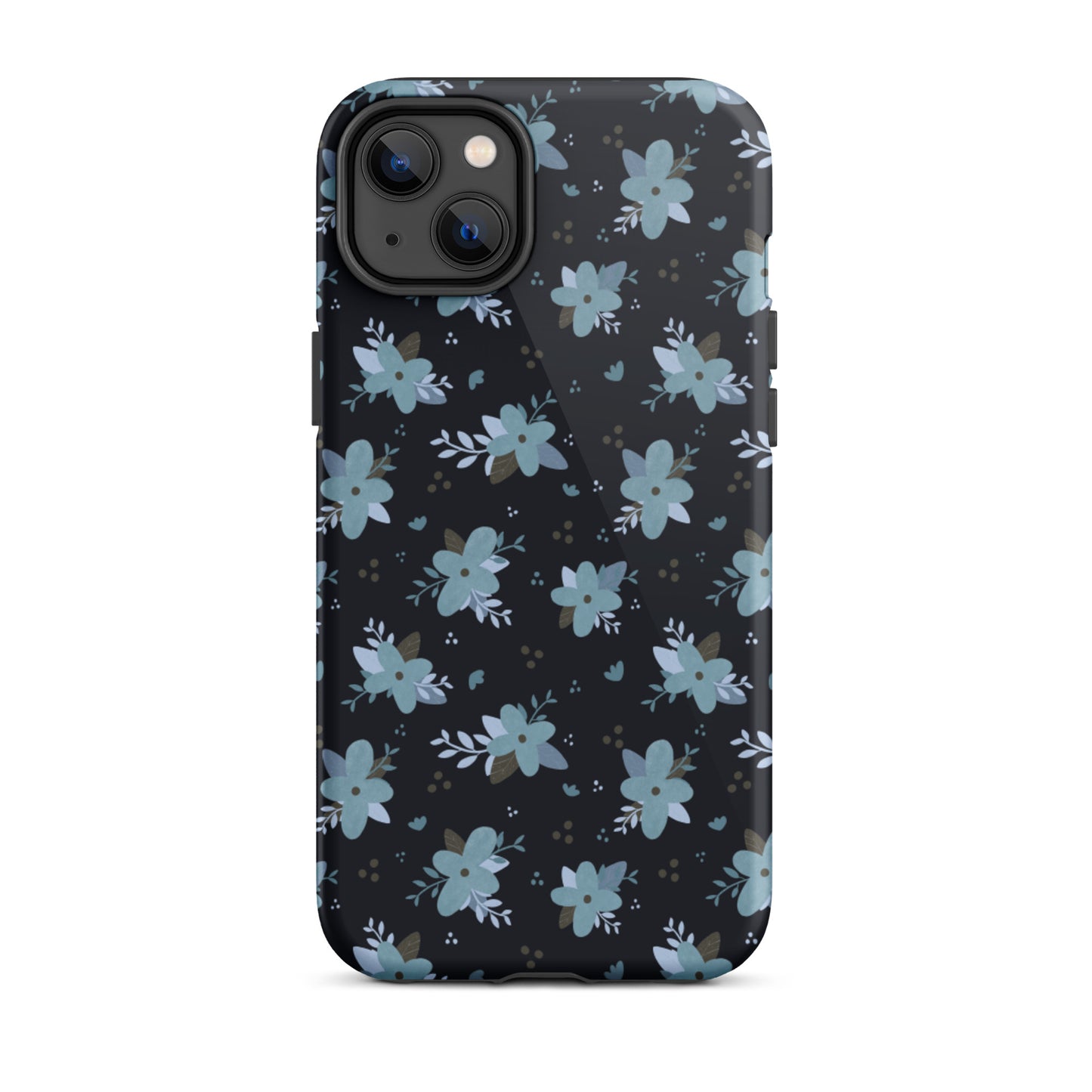 Tough iPhone case 'Blue Flowers'