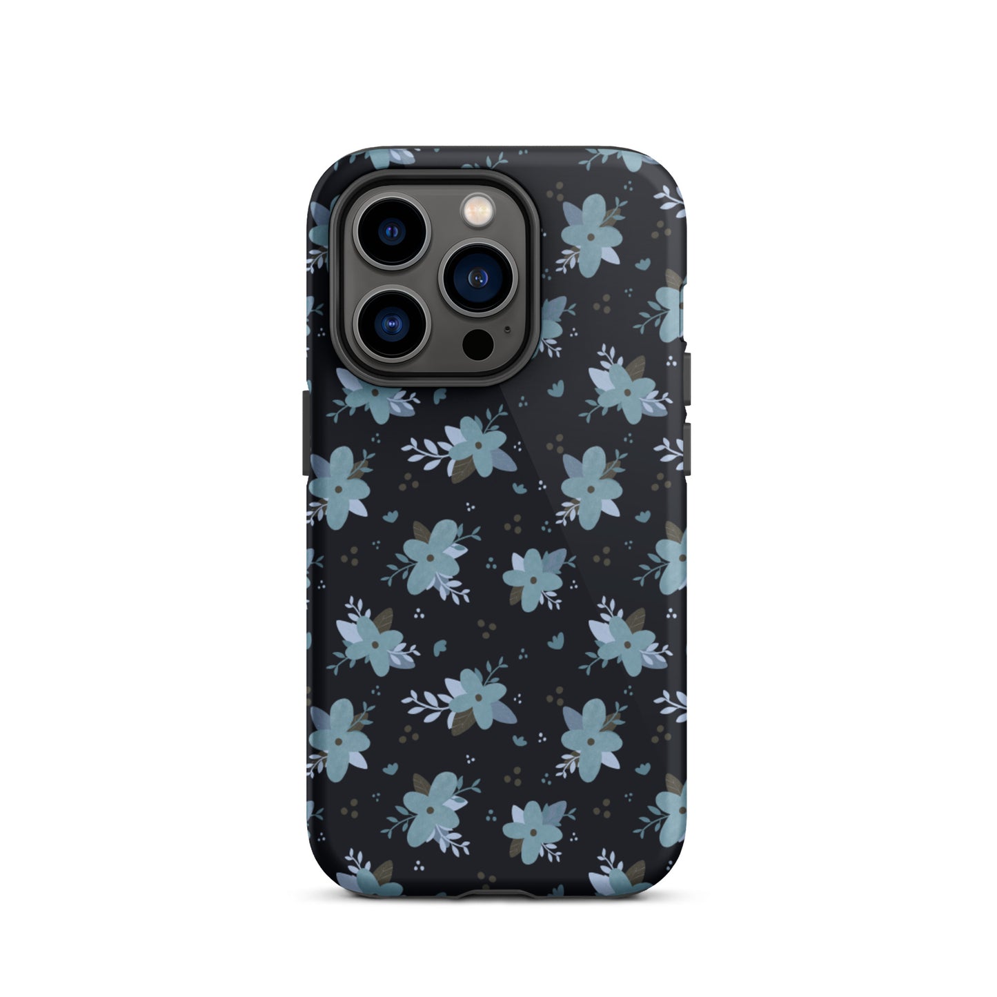 Tough iPhone case 'Blue Flowers'