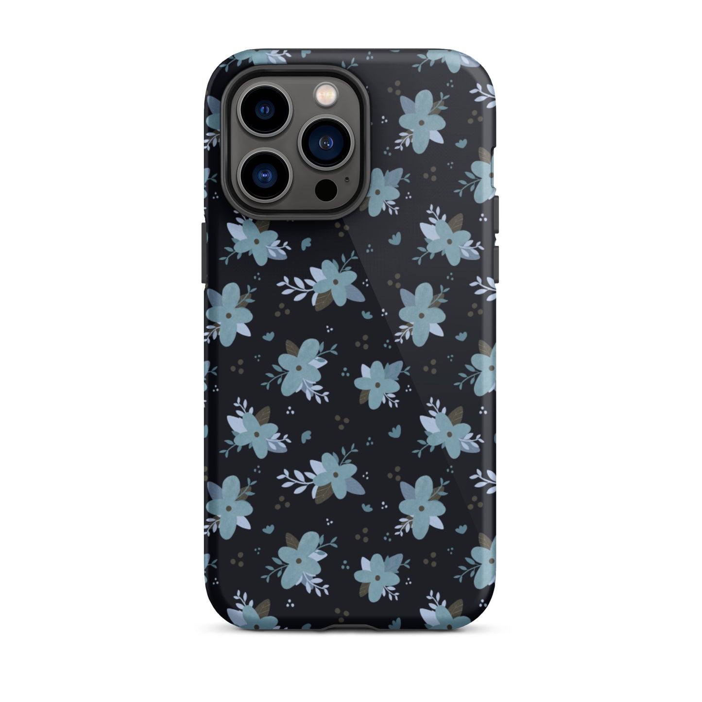 Tough iPhone case 'Blue Flowers'