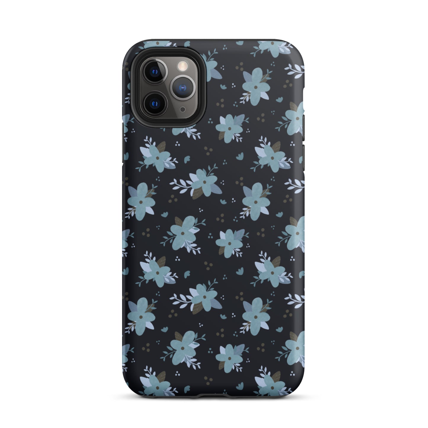 Tough iPhone case 'Blue Flowers'