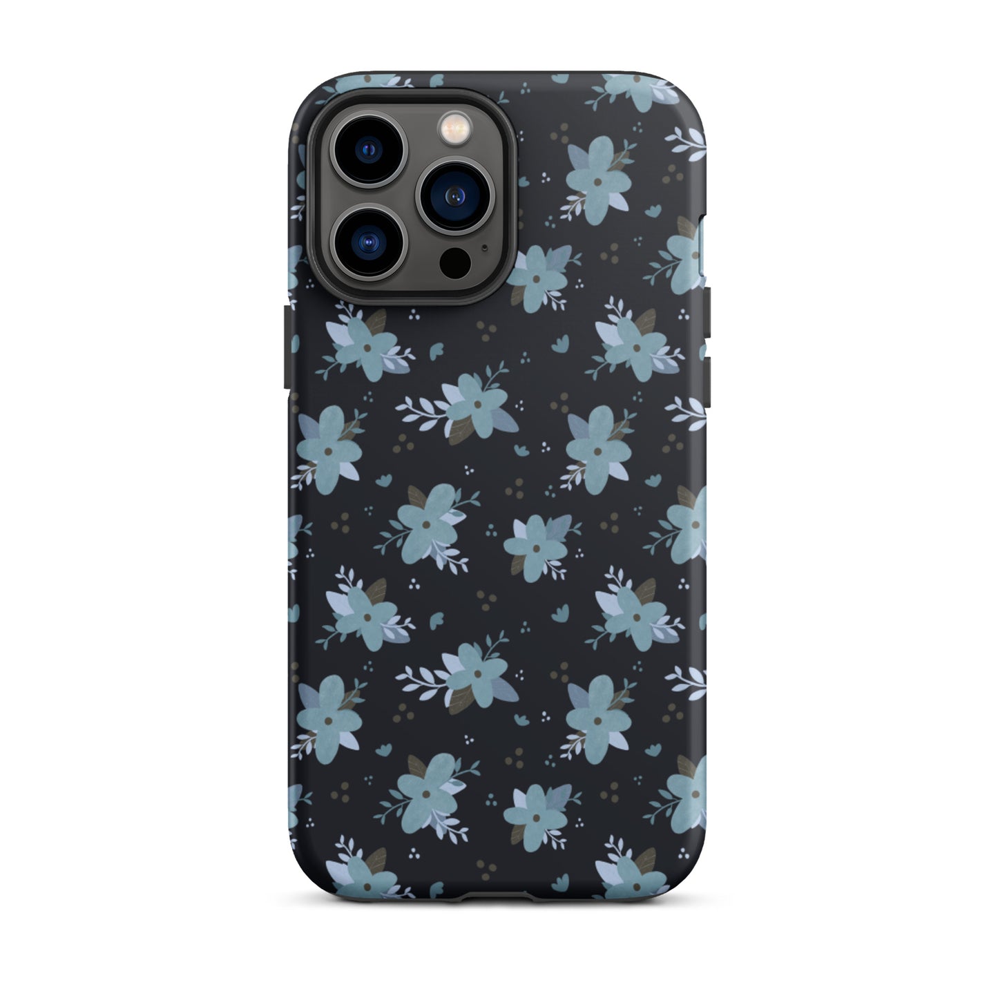 Tough iPhone case 'Blue Flowers'