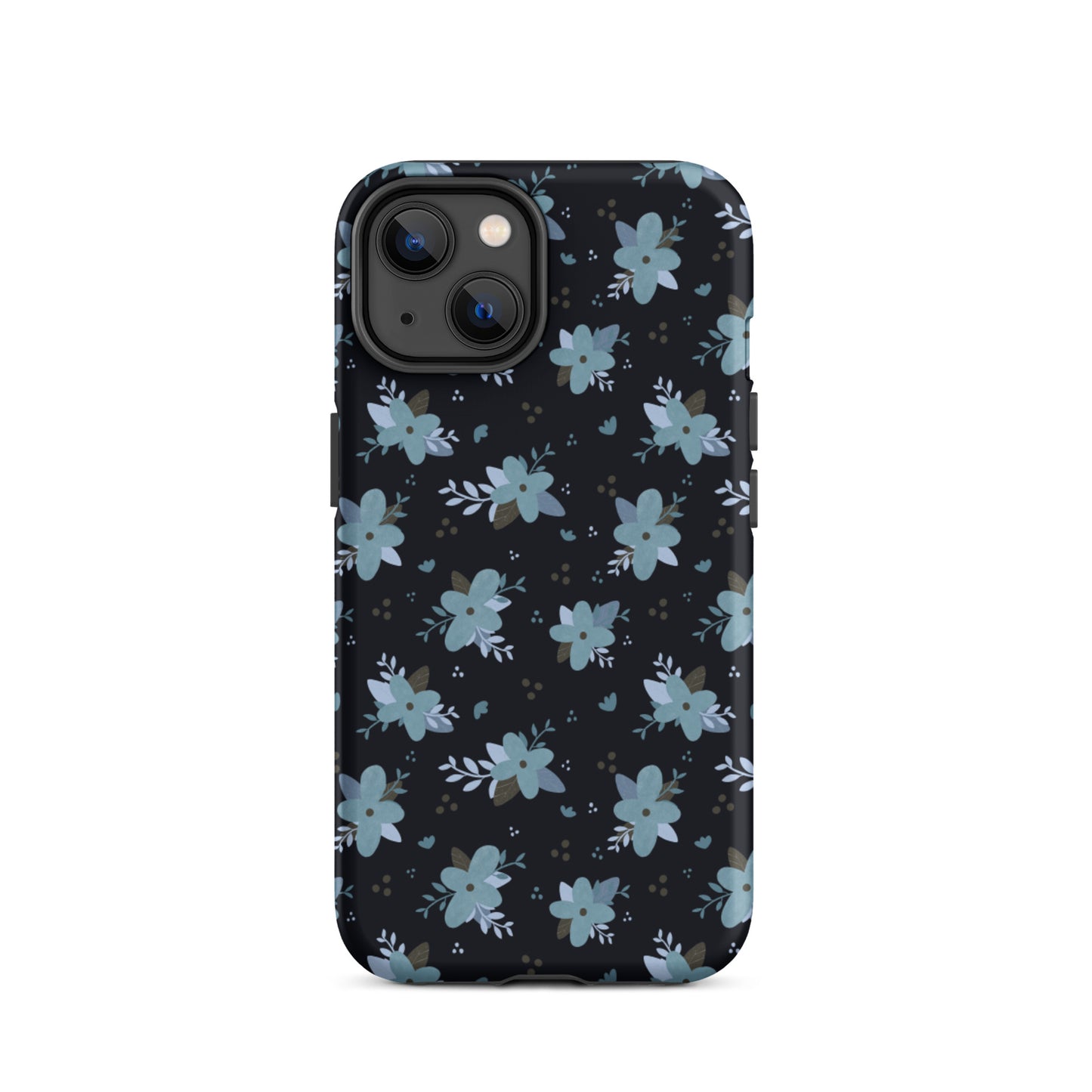 Tough iPhone case 'Blue Flowers'