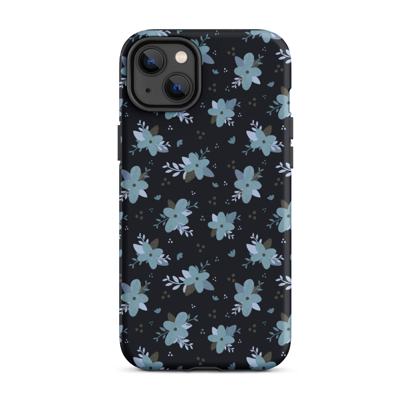 Tough iPhone case 'Blue Flowers'
