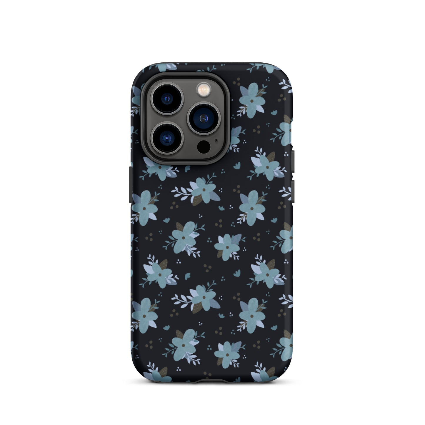 Tough iPhone case 'Blue Flowers'