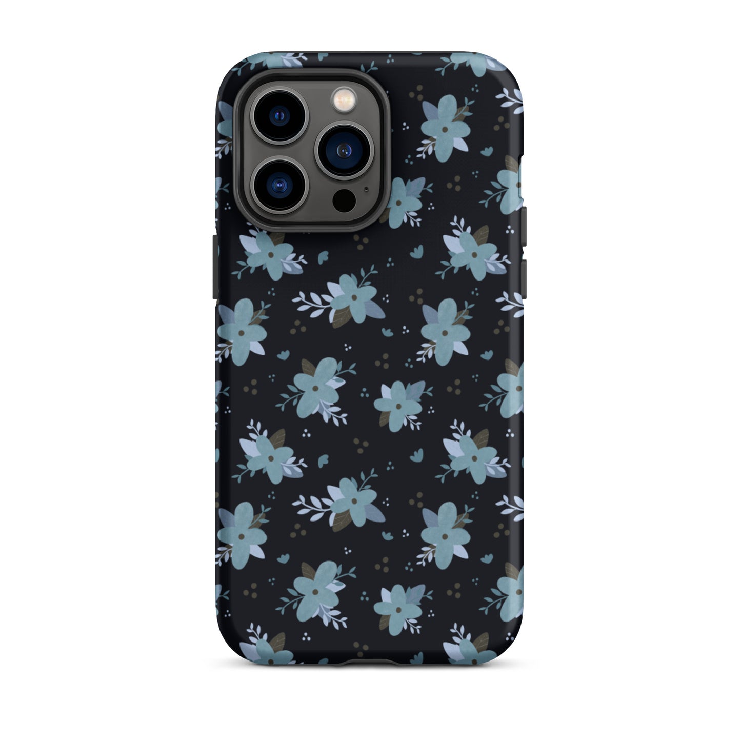Tough iPhone case 'Blue Flowers'
